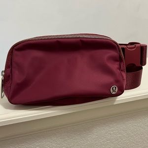 Burgundy Lululemon Fanny Pack